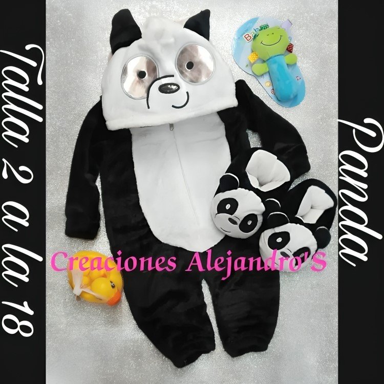 Pijama Enteriza de Panda Pijamas Alejandro S